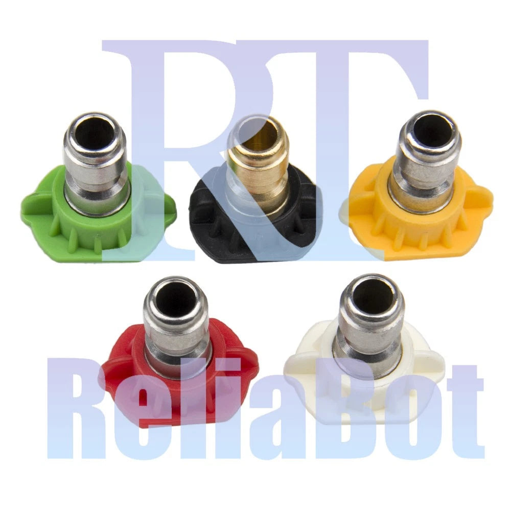 1/4" Quick Connect Car Wash 4.0 GPM 5 Pcs Pressure Washer Spray Nozzle Tips Jet