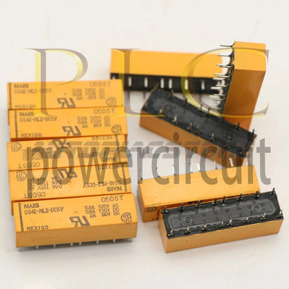(10PCS) DS4E-ML2-DC5V 5VDC Signal Relay 0.6A 125VAC 16Pins 4PDT