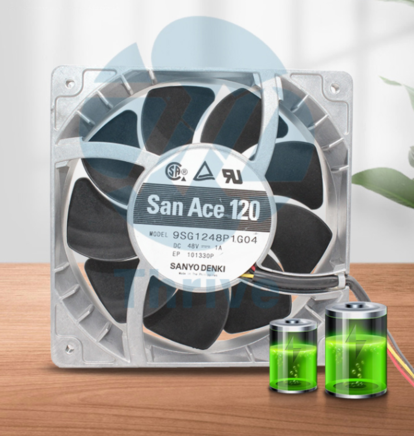 new SanAce 9SG1248P1G0412038 48V 1.0A 4-line 120MM Metal Shell Inverter Fan - SANACE