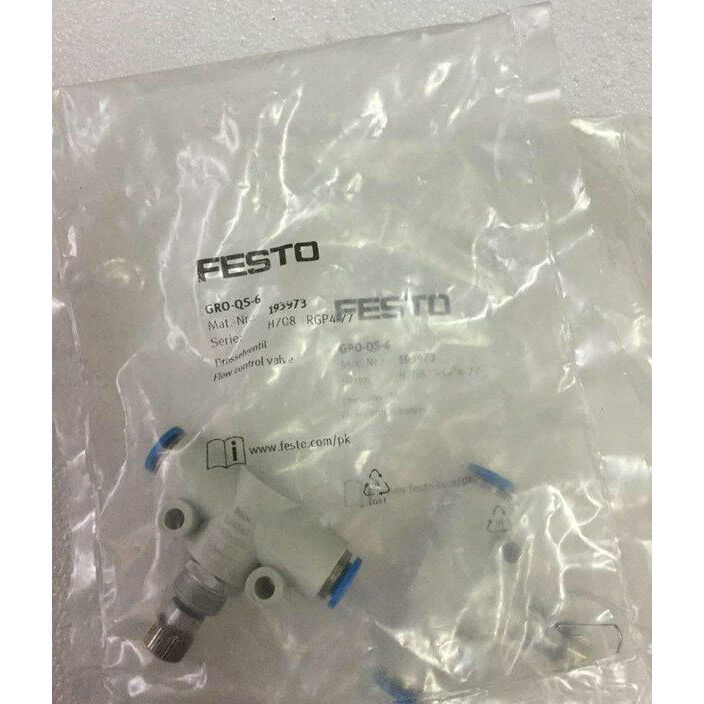 Festo Control Valve GRO-QS-6 ONE Year - FESTO