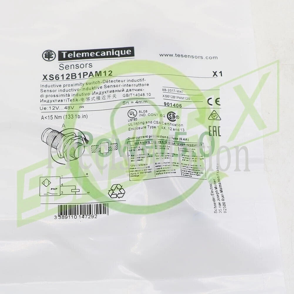 1 pcs Proximity Switch Sensor XS612B1PAM12 Free Shipping~