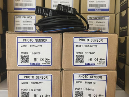 new 1pcs AUTONICS BYD3M-TDT photoelectric sensor BYD3M-TDT1+BYD3M-TDT2