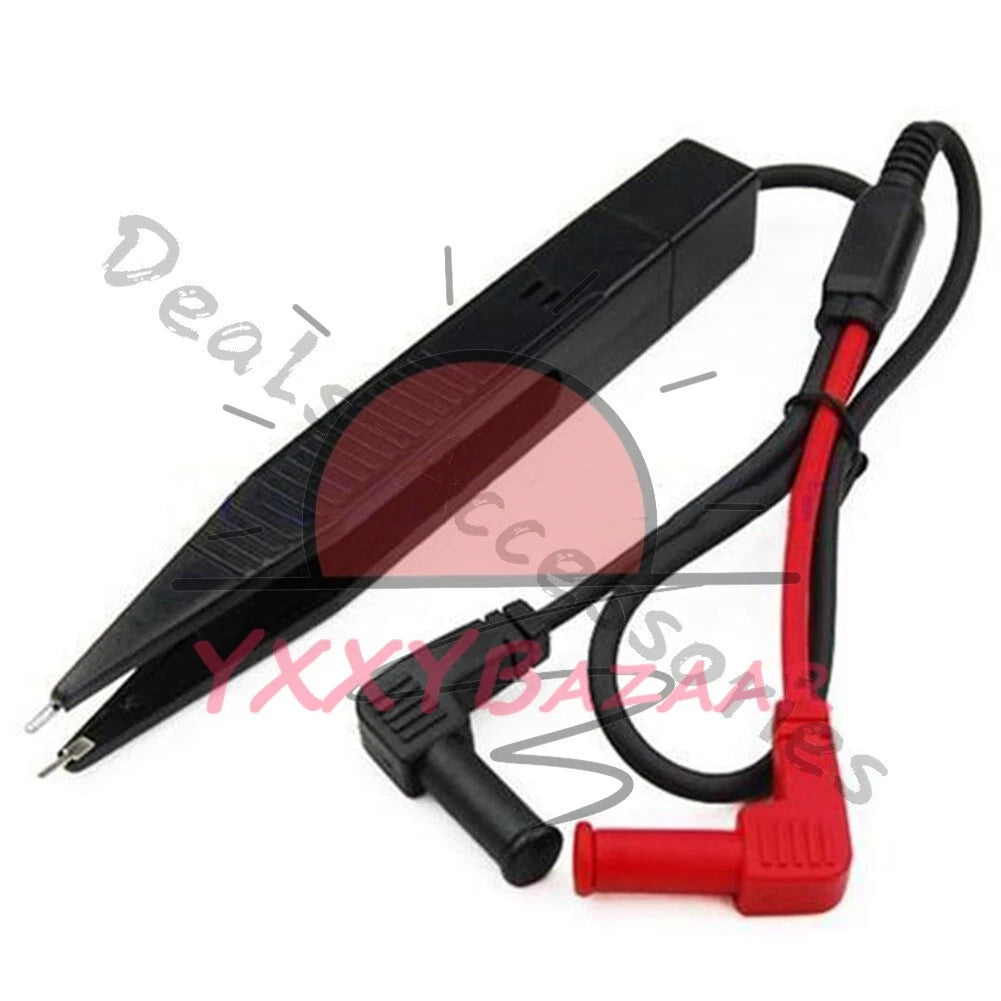 Multimeter Tweezers Capacitor Resistors Diodes Voltmeter Test Clip Meter Probe