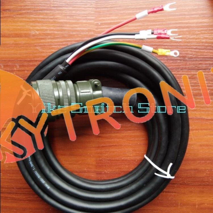 1PCS FIT FOR MR-J2S-100A/HC-SFS102 Ation Plug 8Pin Motor Power Cable 5m