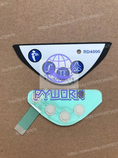 1Pc Keypad Membrane Overlay for Radiodetection SPX RD4000 Cable Pipe Locator