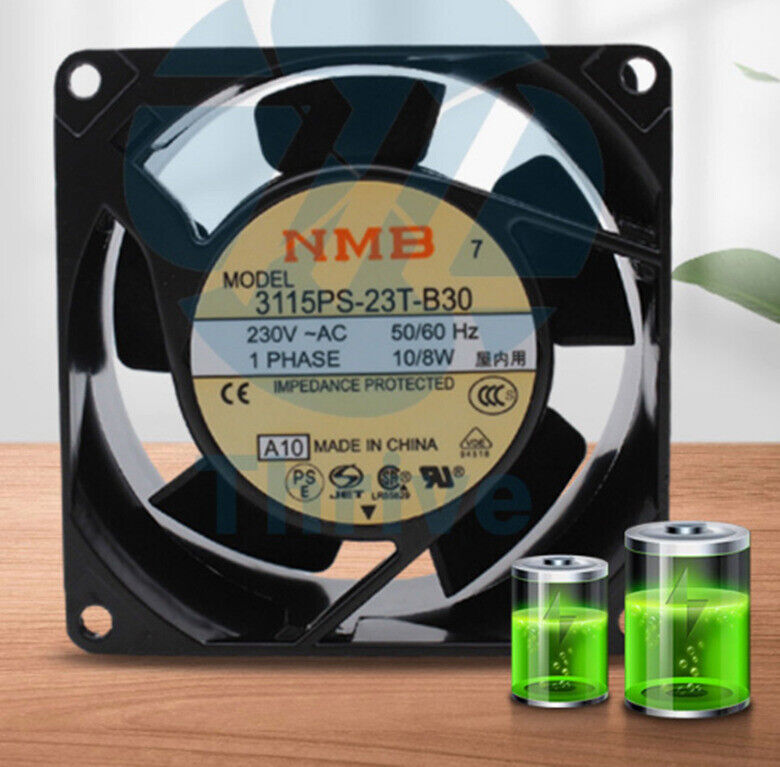 new 3115PS-23T-B30 8CM 8038 220V 8W High Temperature Resistant AC Fan - TECHPROELECTRONICS