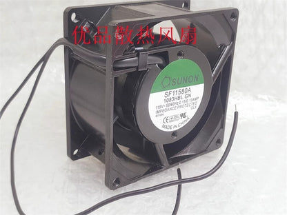 SUNON SF11580A-1083HBL.GN 115V 0.15/0.13A 80*80*38MM Inverter Cooling Fan