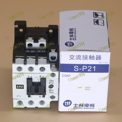 Shihlin Magnetic Contactor S-P21 24V - 1PCS In Box - SHIHLIN