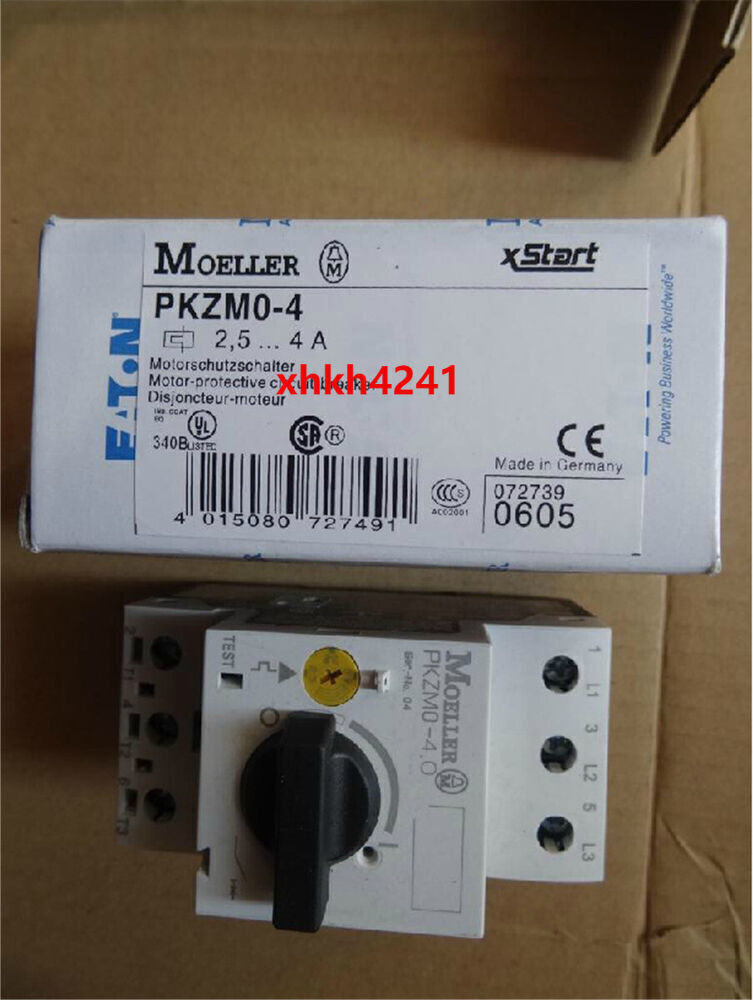 EATON MOELLER PKZM0-4 2.5-4A Circuit Breaker PKZM04 Free Shipping