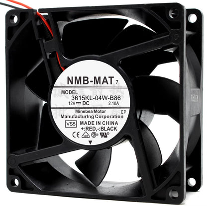 NMB 3615KL-04W-B86 9038 DC12V 2.10A 9CM 2-Wire Inverter Cooling Fan