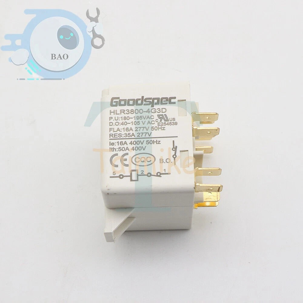1PCS HLR3800-4G3D start relay single-phase motor compressor