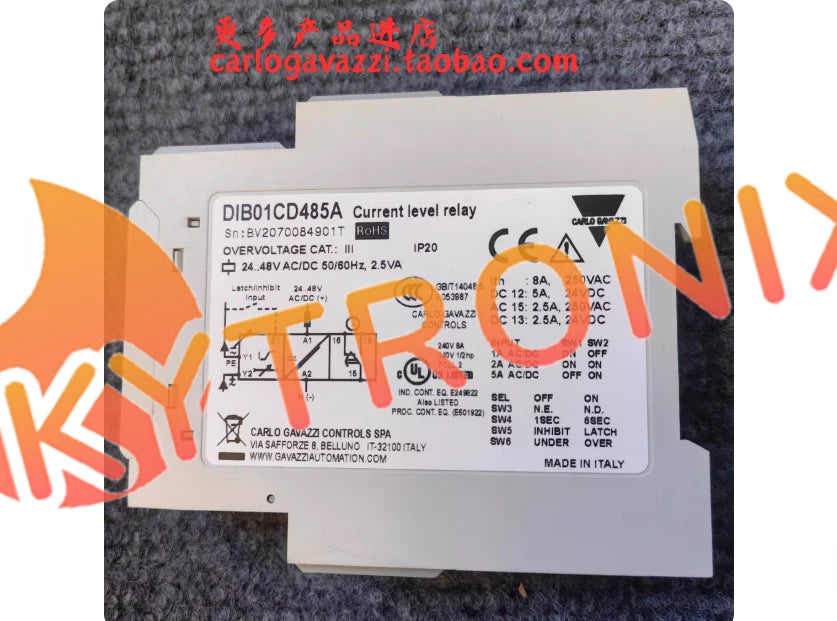 1Pcs CARLO DIB01CD485A Current Protection Monitoring Relay