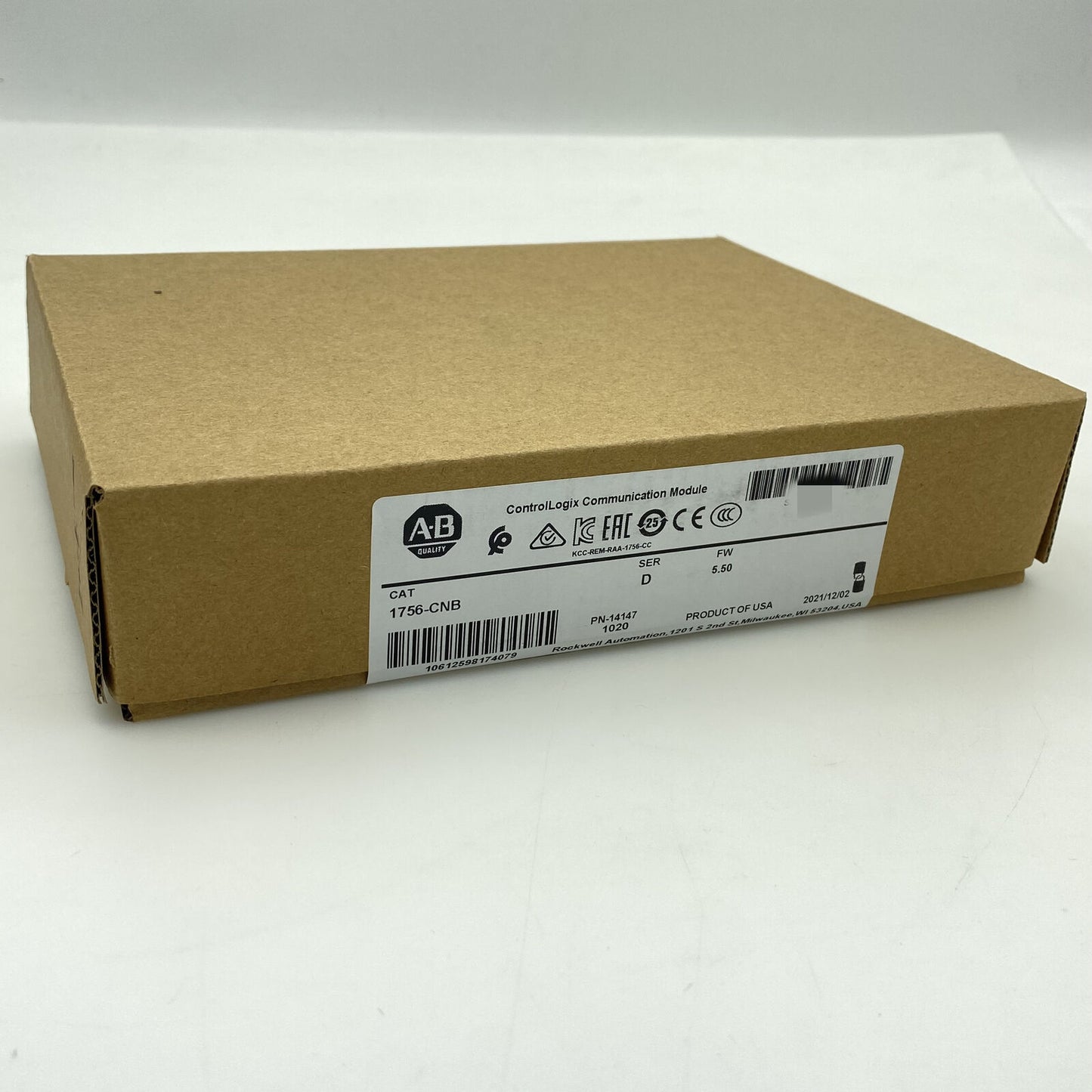 Allen-Bradley 1756-CNB SER D New AB 1756CNB - ALLEN-BRADLEY