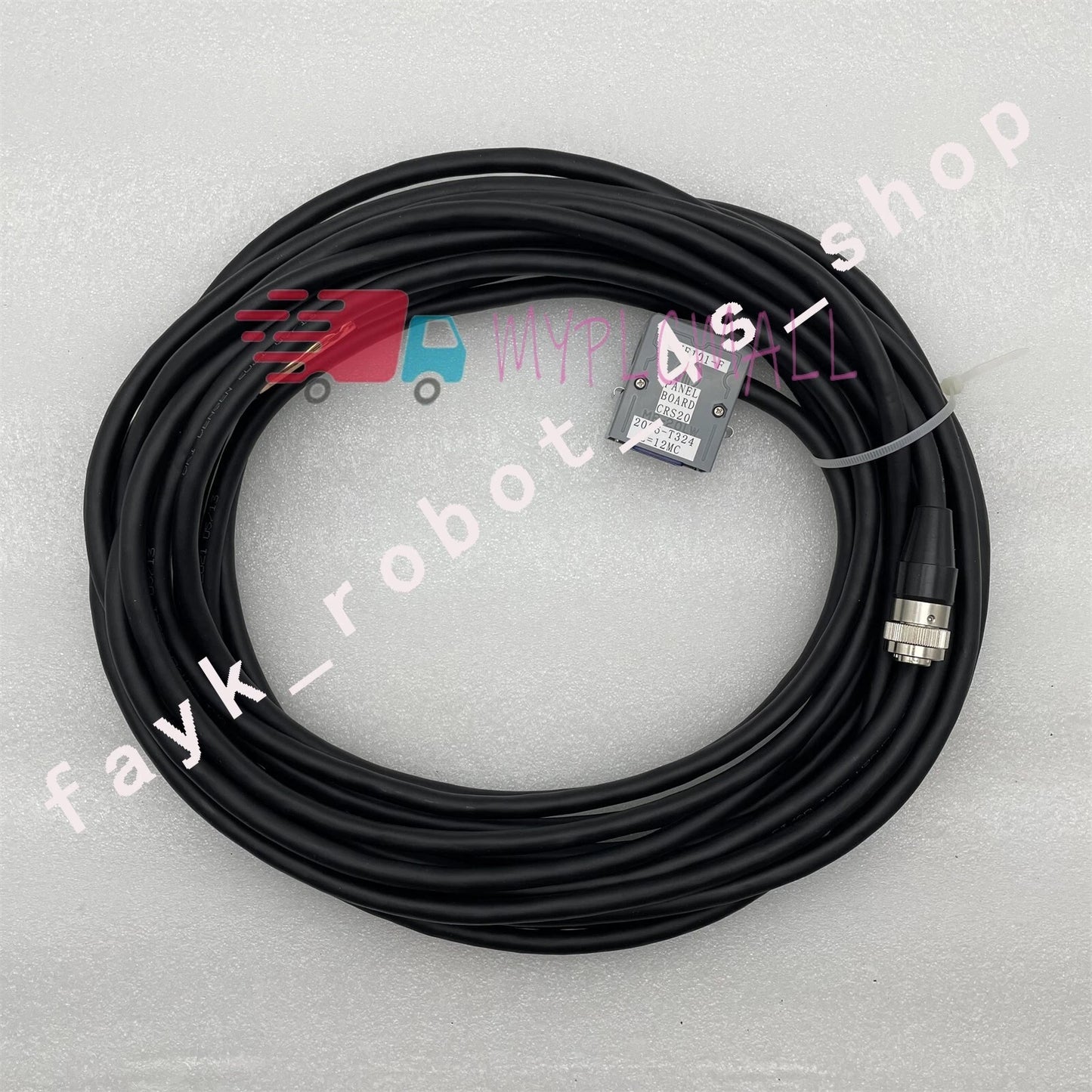 12M Cable/plug For FANUC A05B-2518-C200 Robot controller teach pendant connector