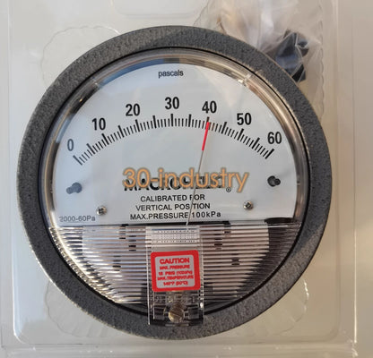 Macrohelic 2000 Differential Pressure Gauge 0-500 Pa - New Model - MACROHELIC