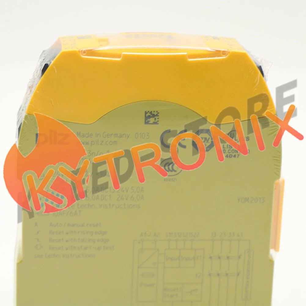1PCS 750104 PILZ PNOZ S4 24VDC 3NO1NC SAFETY RELAY 24VDC