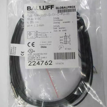ONE BALLUFF Proximity Switch BES 516-3022-G-E4-C-PU-05 - BALLUFF