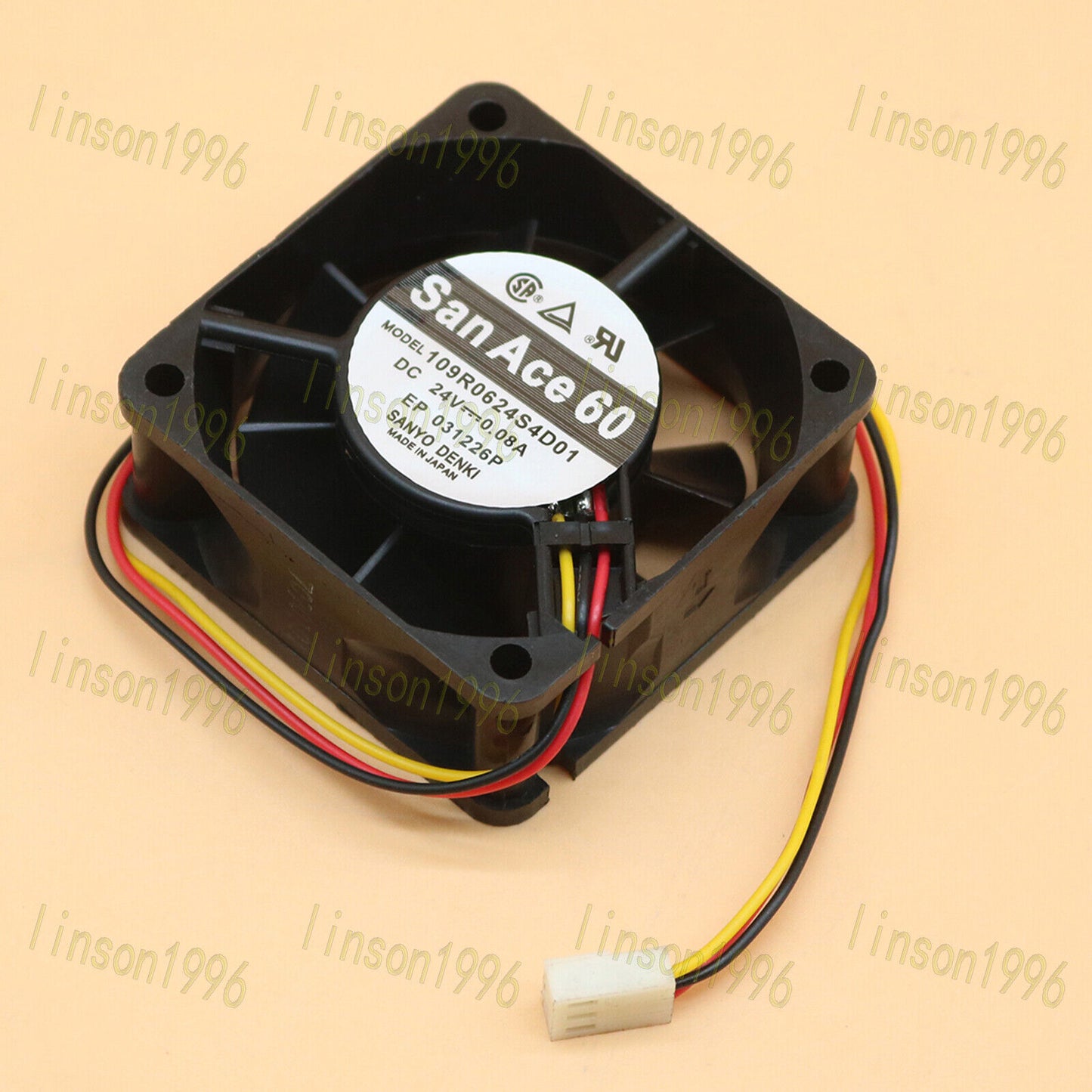109R0624S4D01 cooling fan SANYO San Ace60 24V 0.08A - SANYO SAN ACE