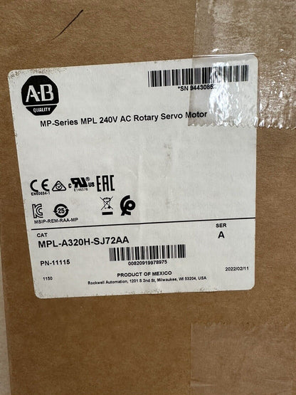 Allen Bradley MPL-A320H-SJ72AA Servo Motor - ALLEN BRADLEY