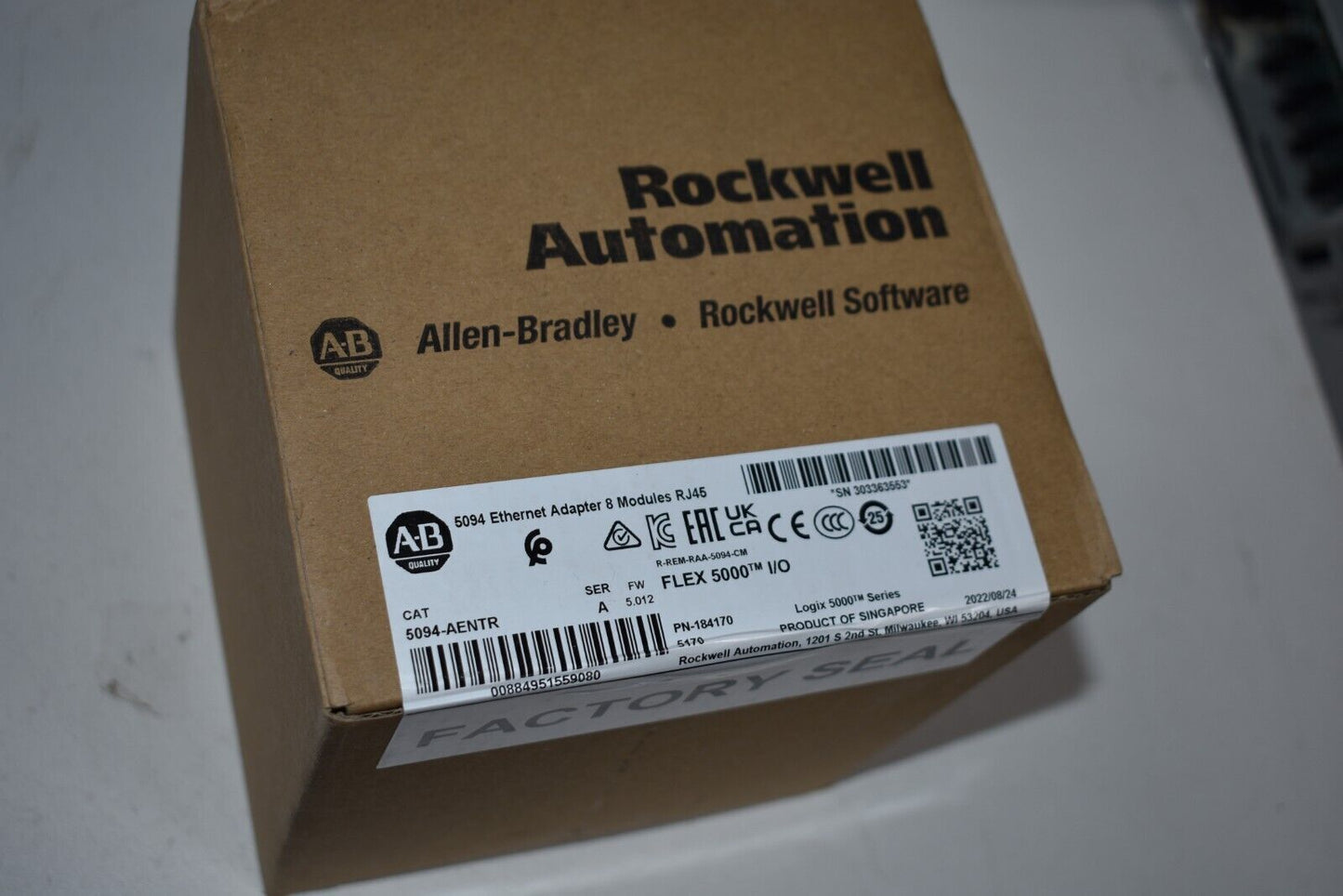 Allen-Bradley 5094-AENTR Ethernet Adapter 8-Module FLEX-500 - ALLEN-BRADLEY