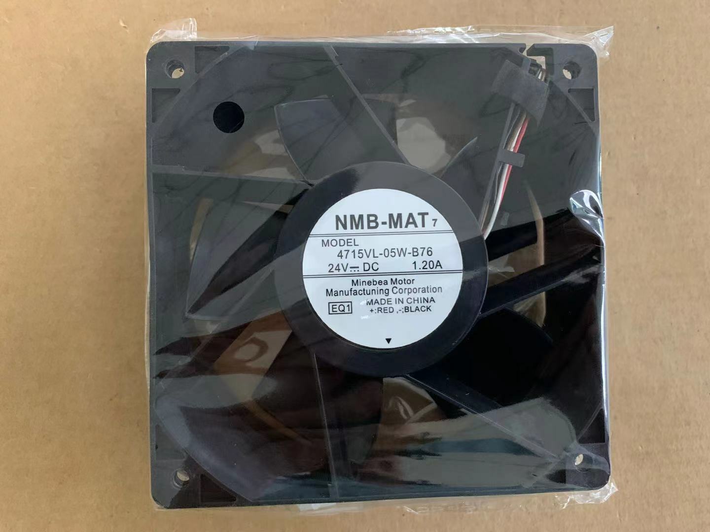 new NMB-MAT 4715VL-05W-B76 inverter cooling fan 24V 1.20A 12038 120mm 12cm 4-wire