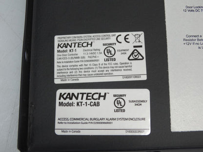 Kantech KT-1-CAB Enclosure | Kantech KT-1-CAB Enclosure for [insert purpose] | Kantech KT-1-CAB Enclosure with [insert key features] | Kantech KT-1-CAB Enclosure | Kantech KT-1-CAB Enclosure [insert additional info] - KANTECH