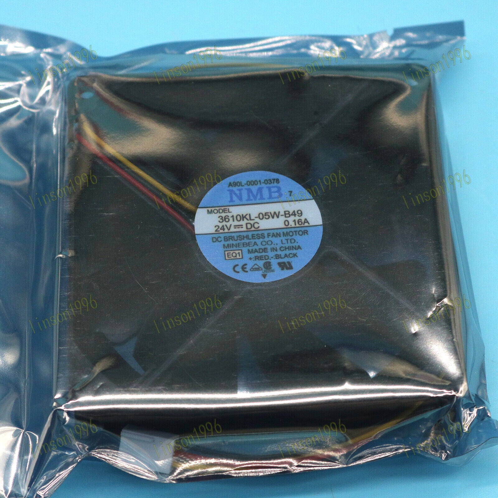 24V 0.16A 90x90x25mm Fanuc A90L-0001-0378 Fan NMB 3610KL-05W-B49 - FANUC