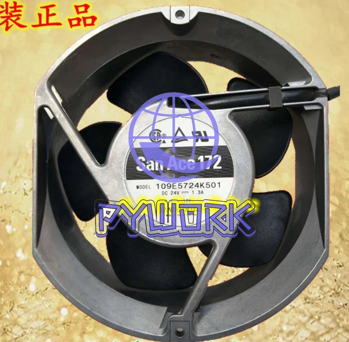 SANYO 109E5724K5H01/K506/K501/K502 1.3A 17251 24V Industrial Cooling Fan