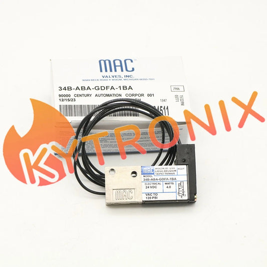 1PCS MAC 34B-ABA-GDFA-1BA 24VDC Solenoid Valve
