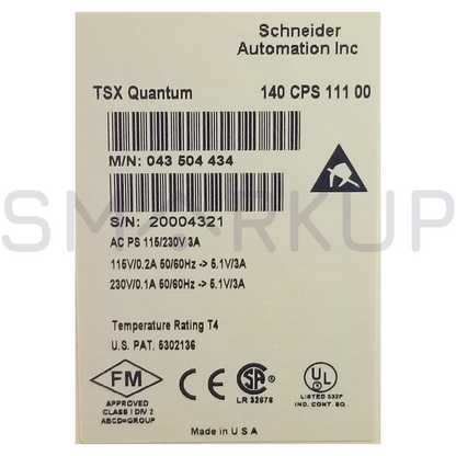 new  SCHNEIDER 140 CPS 11100 Power Module