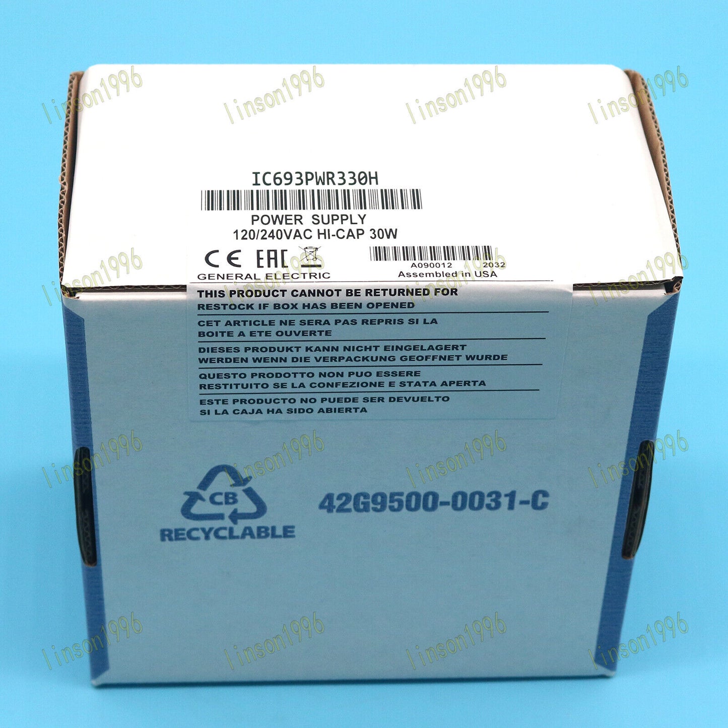 GE Fanuc GE Fanuc Power Supply IC693PWR330H 1-Year Warranty In-Box - GE FANUC