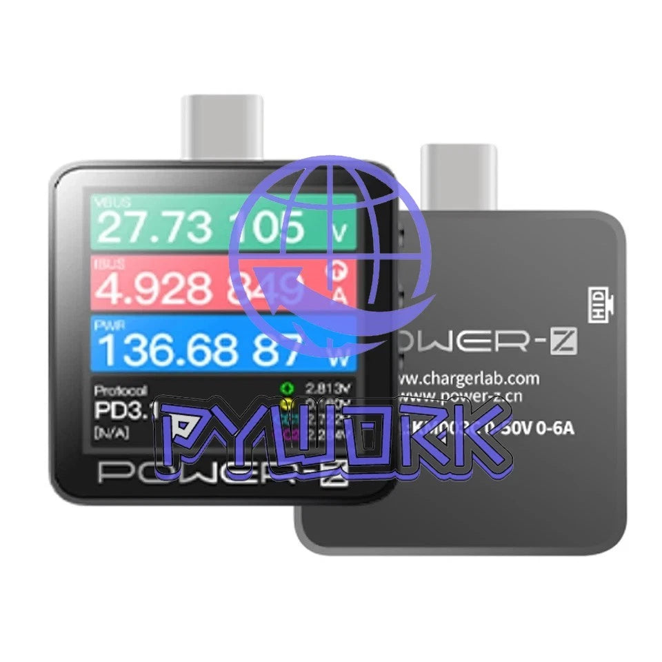 ChargerLAB Power-Z KM003C USB PD3.1 Protocol 48V Range Dual Type-C Tester
