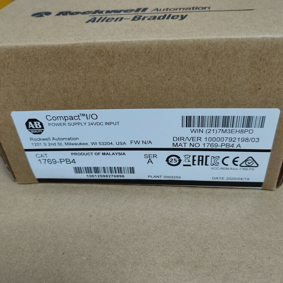 Allen-Bradley CompactLogix Power Supply PB4 1769-PB4 New Factory Sealed - ALLEN-BRADLEY