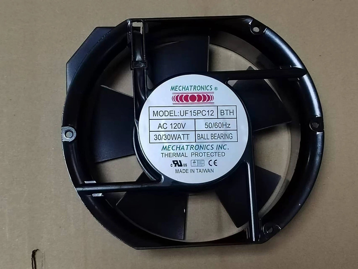 Mechatronics UF15PC12 AC120V 30W 15050 15CM Cabinet Exhaust and Cooling Fan