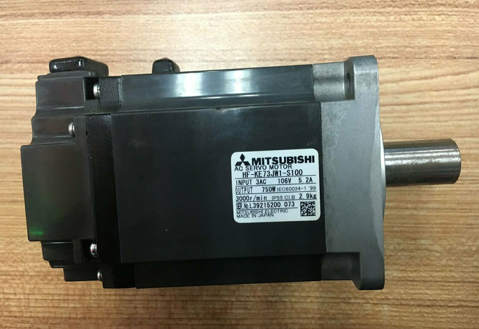 used HF-KE73JW1-S100 Mitsubishi tested servo motor - MITSUBISHI