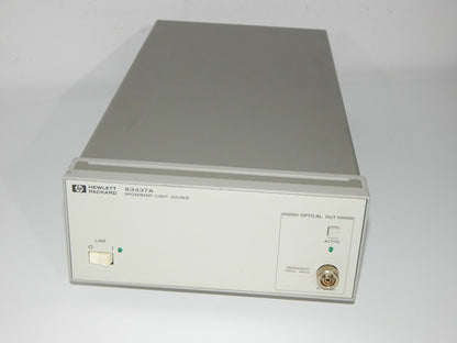HP 83437A Broadband Light Source 1430nm 1550nm 9/125 μm - HP