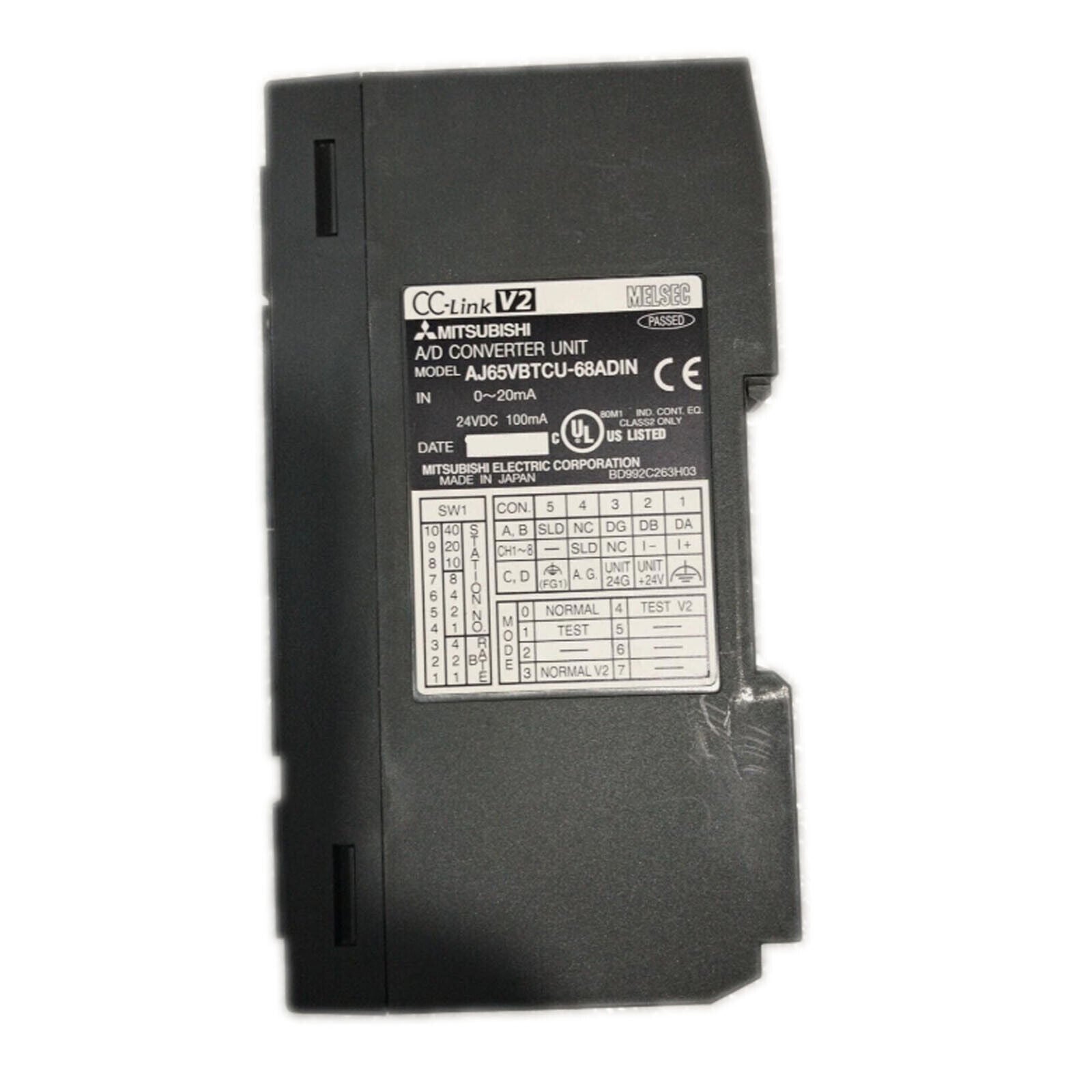 Mitsubishi PLC AJ65VBTCU-68ADIN | Mitsubishi PLC Module | AJ65VBTCU-68ADIN PLC Controller - MITSUBISHI