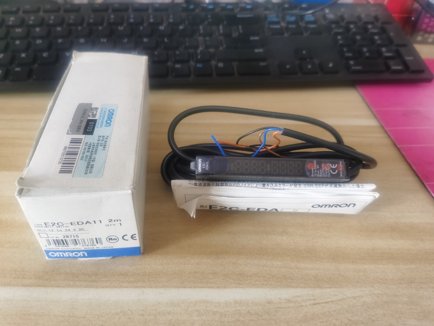 1PC Omron E2C-EDA11 E2CEDA11 Proximity Sensor 2m In Box