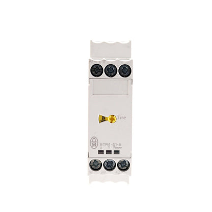 1PCS EATON MOELLER ETR4-51-A Time Relay with 120V-277V AC Power Range and 50Hz-60Hz Frequency - EATON MUELLER