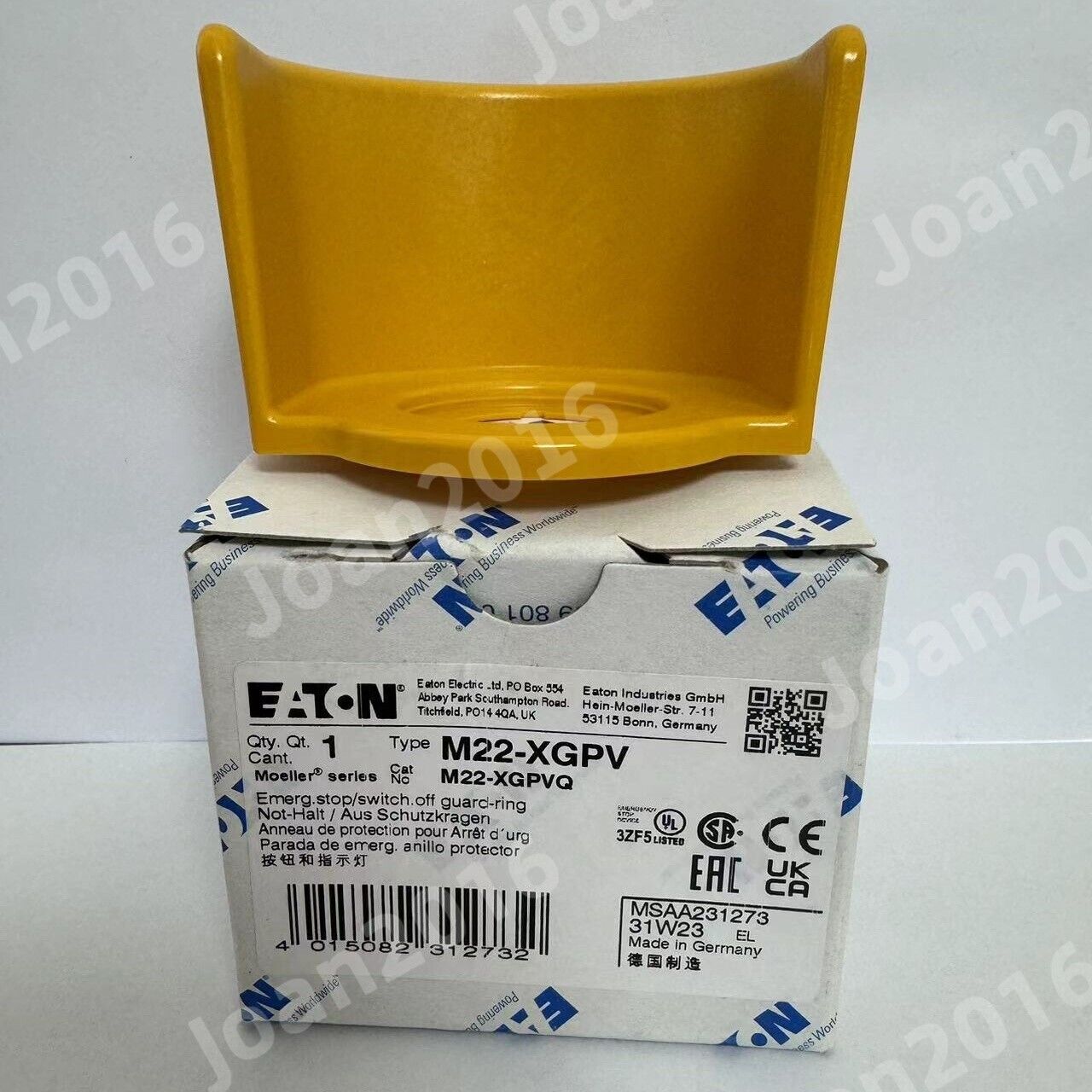new 1pcs EATON M22-XGPV Emergency stop protective cover - EATON