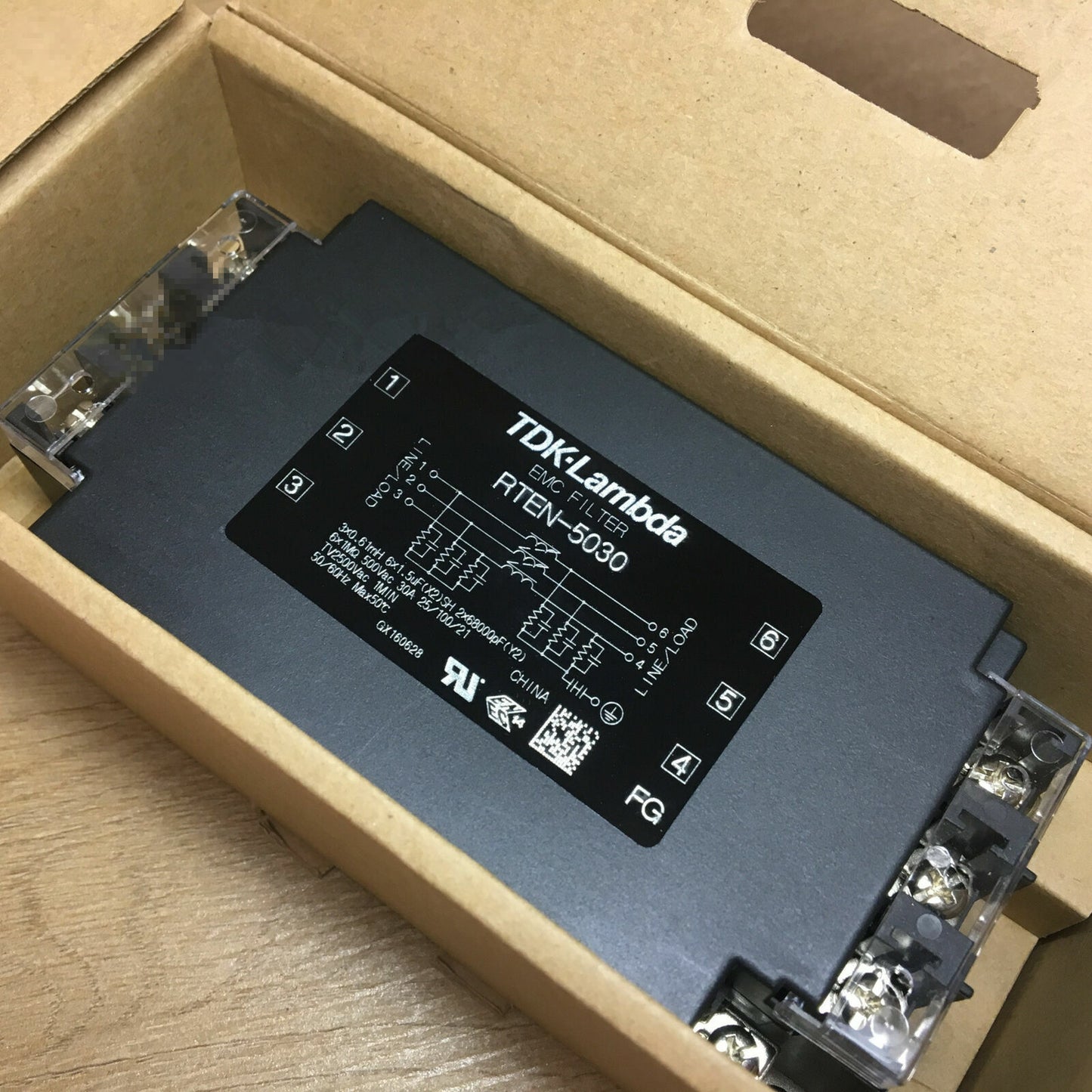 1PCS TDK-Lambda Power Filter RTEN-5030 30A Three-phase Filter