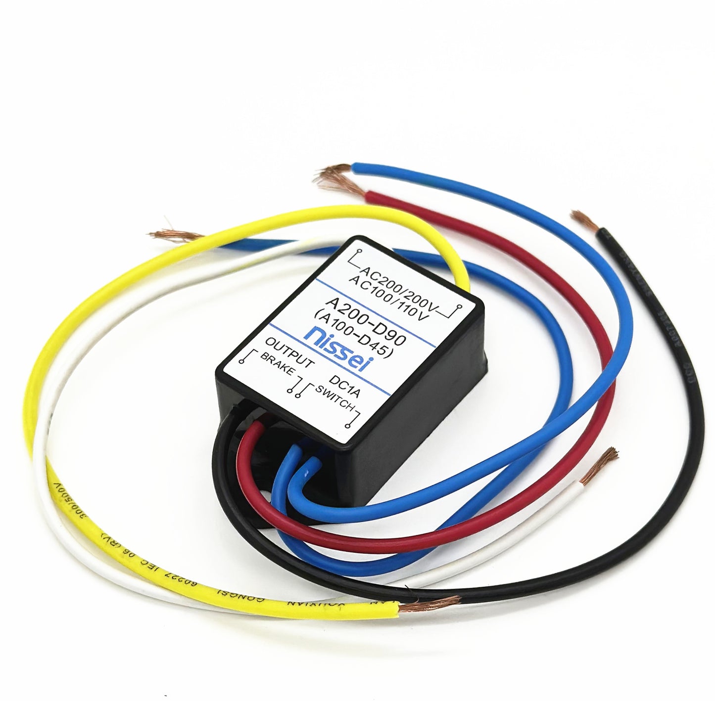 new Nissei A200-D90 A100-D45 AC 200/220V 100/110V OUTPUT DC 1A half-wave rectifier