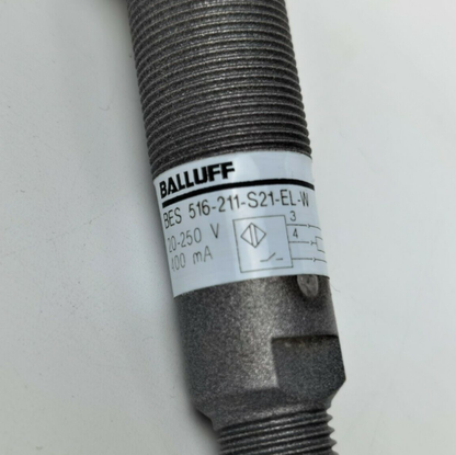 Balluff BES516-211-S21-EL-W Inductive Proximity Sensor | High-Precision Noncontact Distance Measurement - BALLUFF