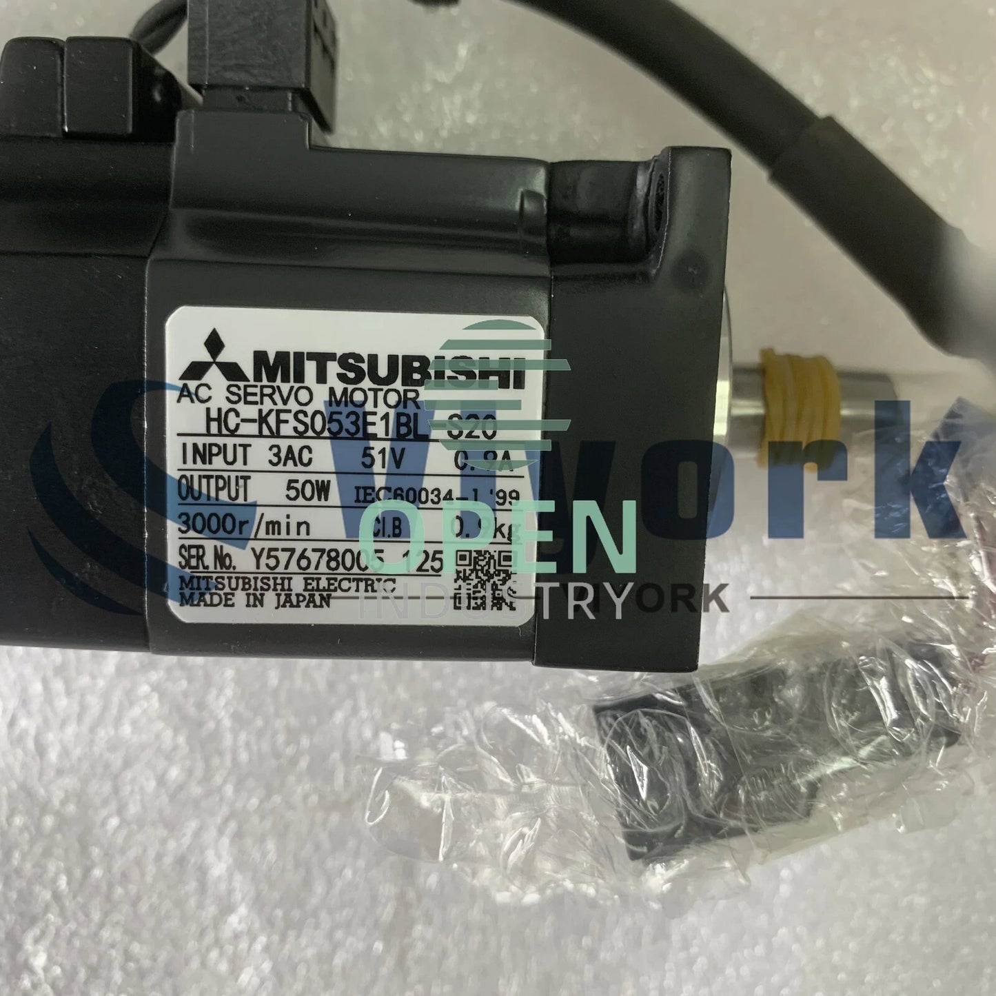 1PCS Mitsubishi HC-KFS053E1BL-S20 AC SERVO MOTOR 50W 3000RPM