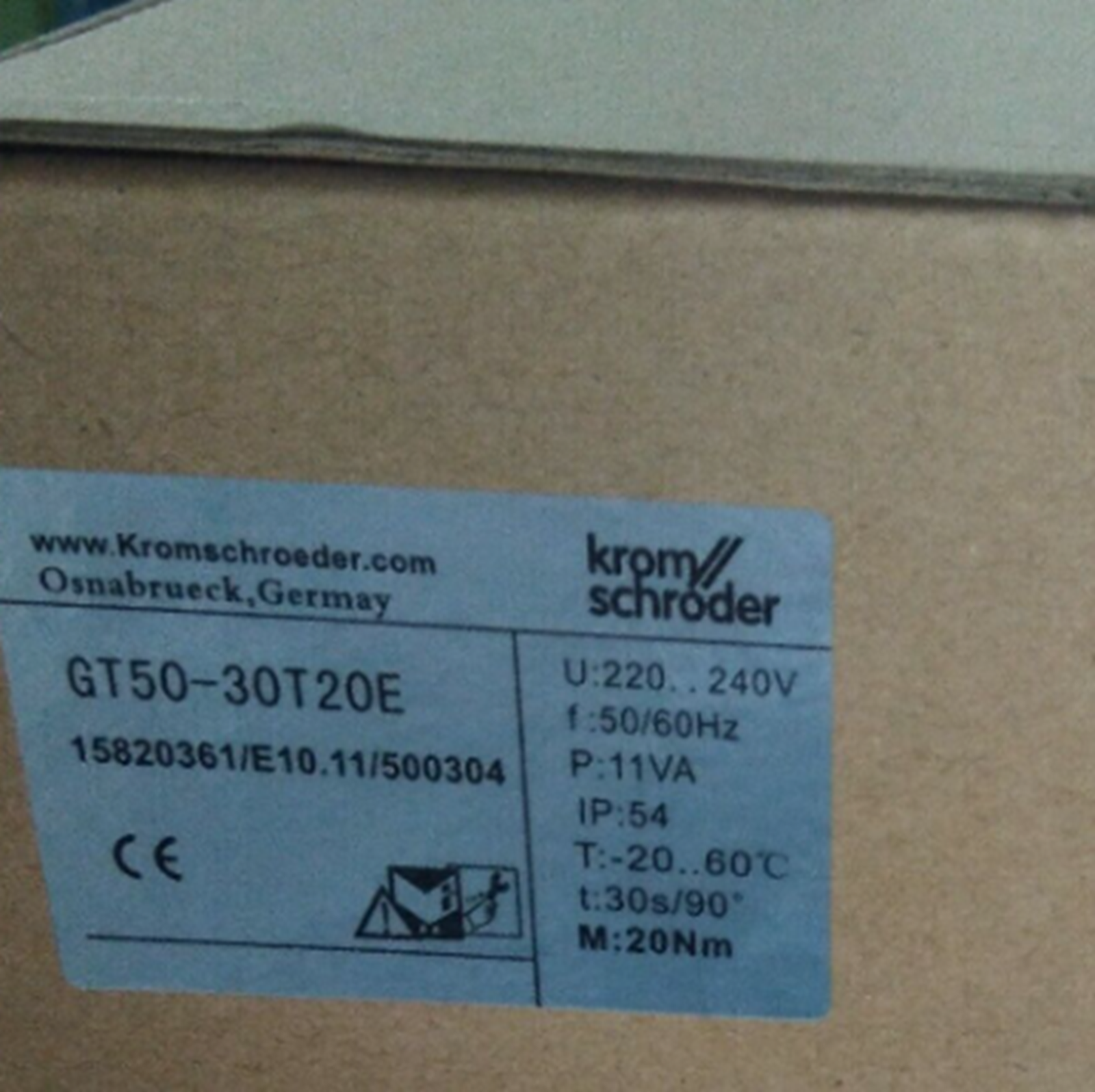 KROM GT50-30T20E Electric Actuator - KROM