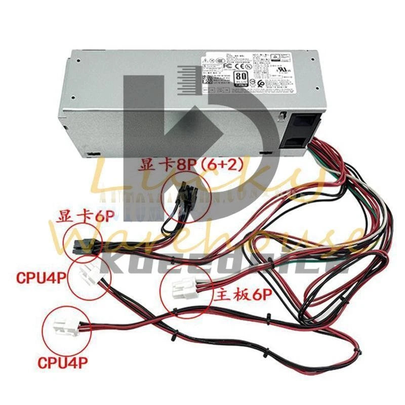 Power Supply 500W 5K7J8 Y7R0X D500EPM-00 For Dell 7080MT 7060 5060 8940 4FWF7~