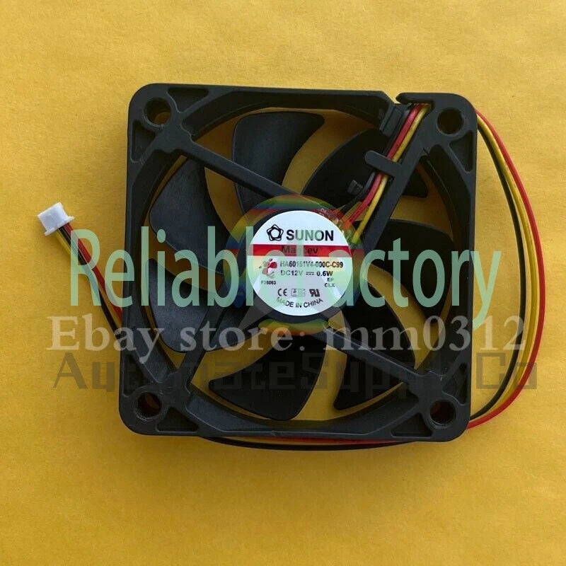SUNON HA60151V4-000C-C99 12V 0.6W 6015 6cm super silent cooling fan