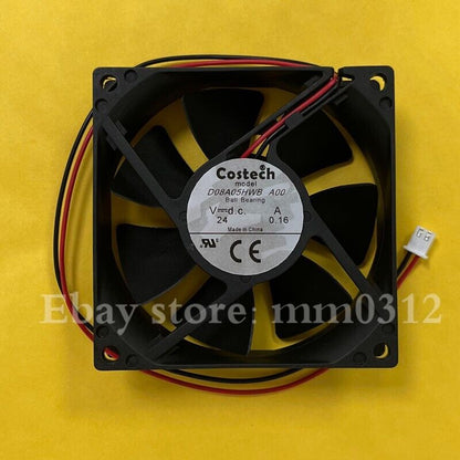 new COSTECH D08A05HWB A00 24V 0.16A 8025 8CM 2-wire Inverter Cooling Fan