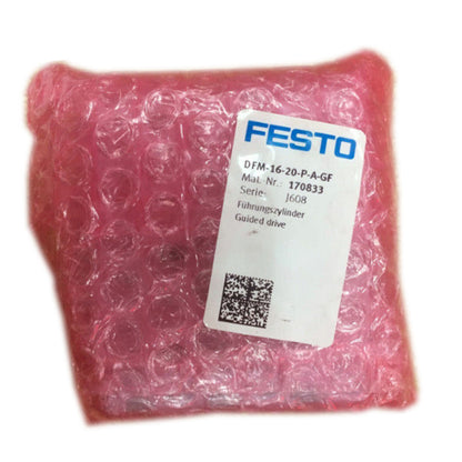 FESTO DFM-16-20-P-A-GF 170833 Pneumatic Guided Cylinder - FESTO