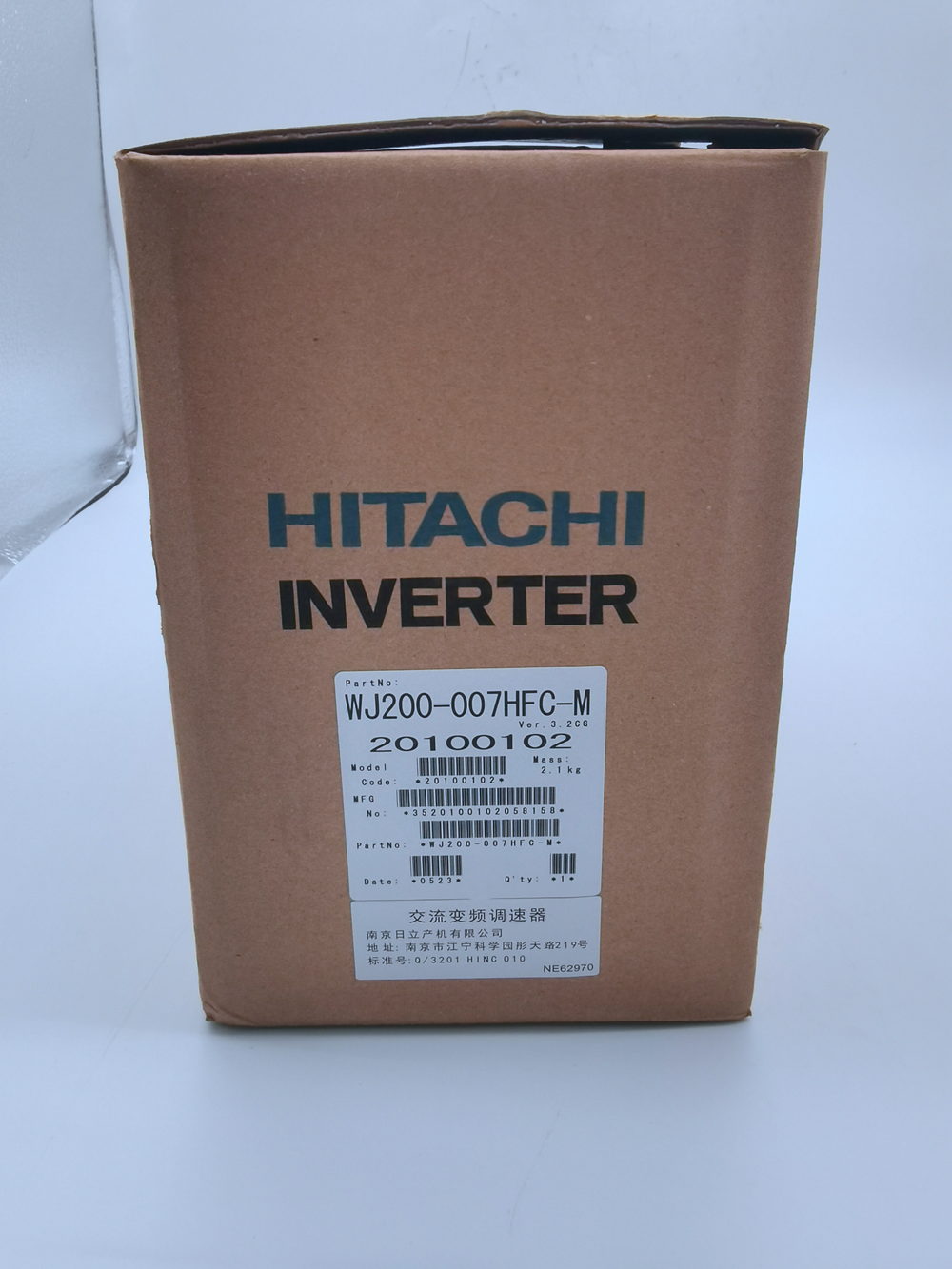 new 1PCS HITACHI frequency converter WJ200-007HFC-M SJ200 0.75KW 380V - HITACHI